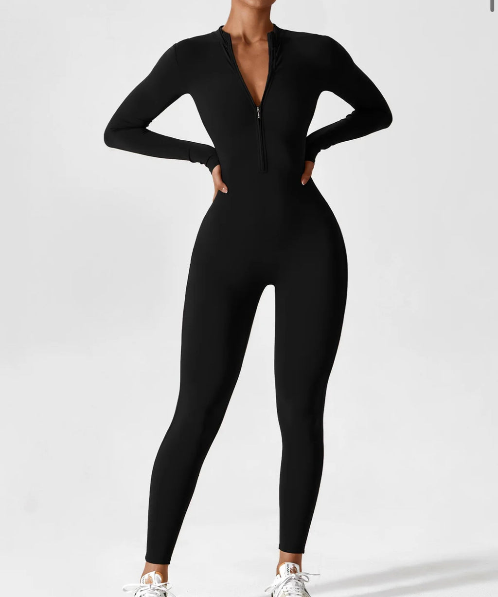 Seamless Full Zip Bodysuit